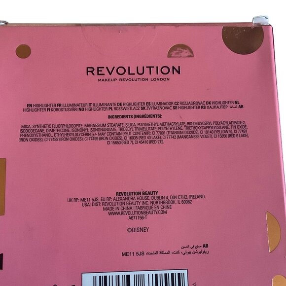 Disney Minnie Mouse Highlighter Duo Revolution Makeup London 0.29 Oz NEW - Picture 3 of 5